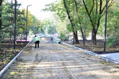 В Хабаровске подрядчик пообещал завершить 1 этап благоустройства двух бульваров к 30 октября